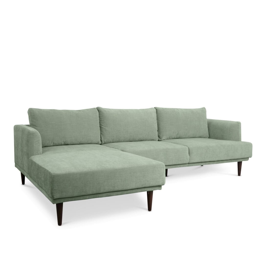 Sofa-Com-Chaise--Verde-Clar-Bartolomeu-Mobiliario-Sofás-&-Cadeirões-92510