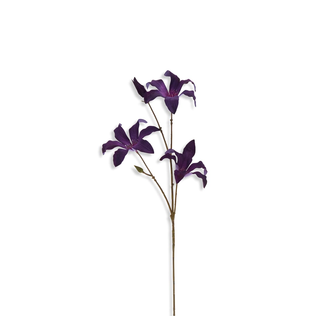 Flor-Artificial-Violeta-Clematis-Decoração-Jardim-95933
